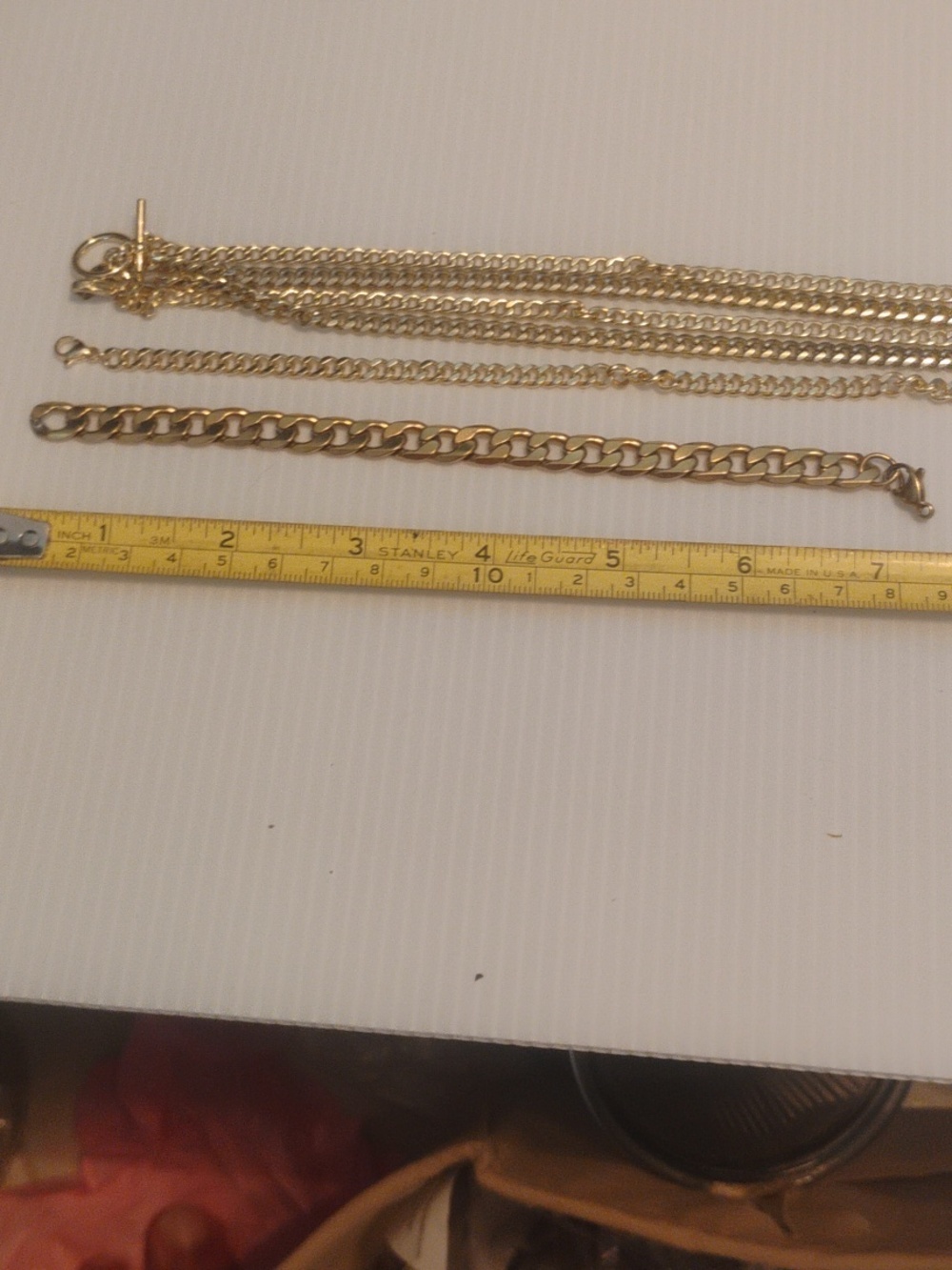 Gold Tone Necklace And Bracelet Bundle - Picture 7 of 7